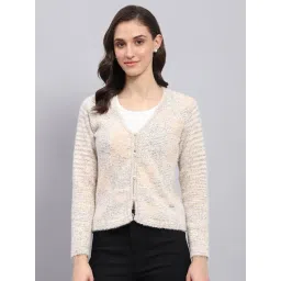 Monte Carlo Beige Wool Embroidery Cardigan-picture-28