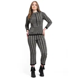 Monte Carlo Black & White Printed Co-Ord Set-picture-34