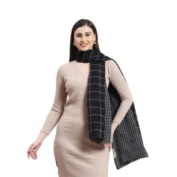 Monte Carlo Black & White Printed Stole-picture-25