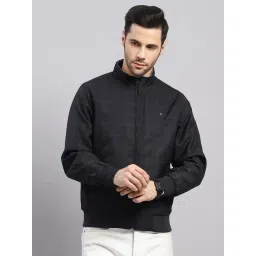 Monte Carlo Black & White Regular Fit Reversible Jacket-picture-15