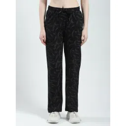 Monte Carlo Black Cotton Blend Printed Lowers-image-29