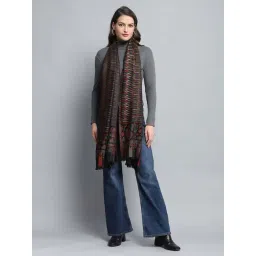 Monte Carlo Black Printed Regular Fit Stole-picture-36