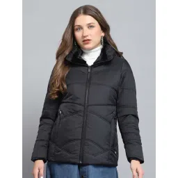 Monte Carlo Black Quilted Regular Fit Jacket-picture-16