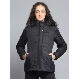 Monte Carlo Black Quilted Regular Fit Jacket-picture-17
