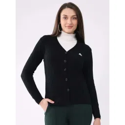 Monte Carlo Black Regular Fit Cardigan-picture-31