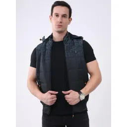 Monte Carlo Black Regular Fit Printed Jacket-picture-40