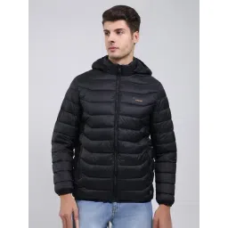 Monte Carlo Black Regular Fit Solid Full Sleeves Jacket-picture-32