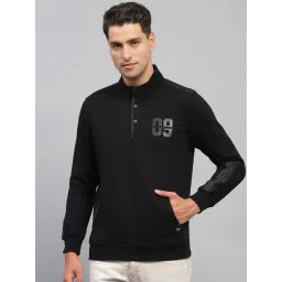 Monte Carlo Black Regular Fit Sweatshirt-image-17