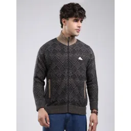 Monte Carlo Black Regular Fit Woven Design Full Sleeves Jacket-picture-15