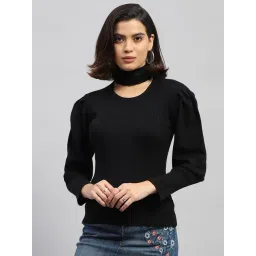 Monte Carlo Black Wool Regular Fit Sweater-picture-27