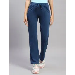 Monte Carlo Blue Cotton Regular Fit Trackpants-image-38