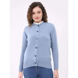 Monte Carlo Blue Regular Fit Cardigan-picture-24