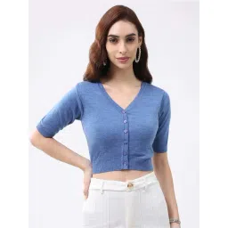 Monte Carlo Blue Regular Fit Cardigan-picture-43