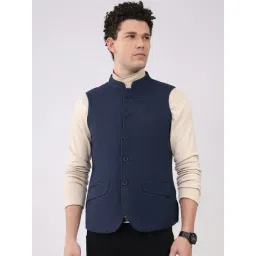 Monte Carlo Blue Regular Fit Jacket-picture-22