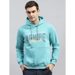 Monte Carlo Blue Regular Fit Printed Hooded Sweatshirt-picture-42