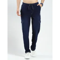 Monte Carlo Blue Regular Fit Trackpants-picture-30
