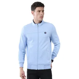 Monte Carlo Blue Solid Regular Fit Jacket-picture-32