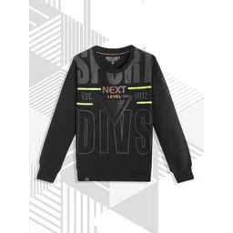 Monte Carlo Boys Black & Grey Printed Sweatshirt-picture-50