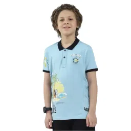 Monte Carlo Boys Blue Printed T-Shirt-picture-37