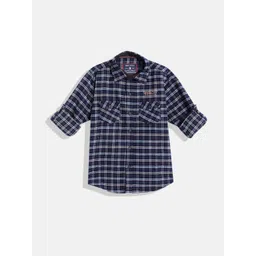 Monte Carlo Boys Checked Casual Smart Fit Shirt-picture-23