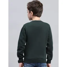 Monte Carlo Boys Cotton Printed Round Neck Long Sleeves Pullover Sweatshirt image 5