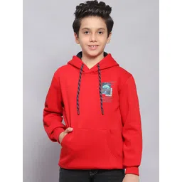 Monte Carlo Boys Graphic Printed Hooded Sweatshirt-picture-10