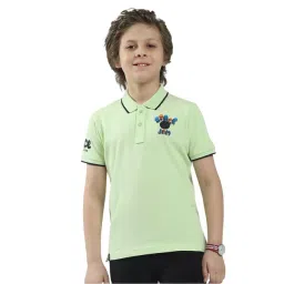 Monte Carlo Boys Green Cotton Printed T-Shirt-picture-15