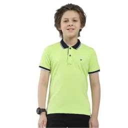 Monte Carlo Boys Green Cotton T-Shirt-picture-18