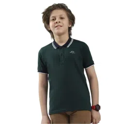 Monte Carlo Boys Green Cotton T-Shirt-picture-40