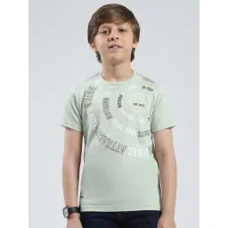 Monte Carlo Boys Green Printed T-Shirt-picture-12