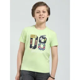 Monte Carlo Boys Green Printed T-Shirt-picture-22