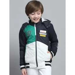 Monte Carlo Boys Hooded Colourblocked Casual Lightweight Bomber Jacket-picture-16