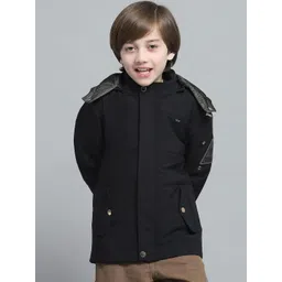 Monte Carlo Boys Hooded Solid Casual Lightweight Padded Jacket-picture-54
