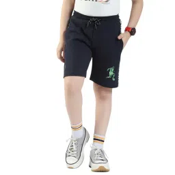 Monte Carlo Boys Navy Blue Printed Bermuda-picture-11