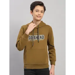 Monte Carlo Boys Olive Printed Regular Fit Hooded Sweatshirt-picture-17