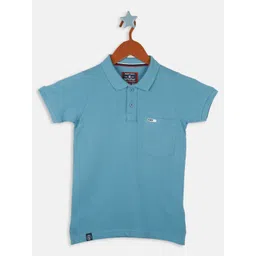 Monte Carlo Boys Polo Collar Pure Cotton T-shirt-picture-30
