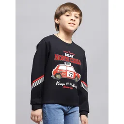 Monte Carlo Boys Printed Cotton Long Sleeves Sweatshirt image 3