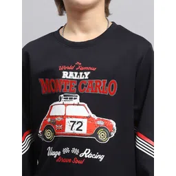 Monte Carlo Boys Printed Cotton Long Sleeves Sweatshirt image 2