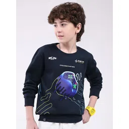 Monte Carlo Boys Round Neck Graphic Printed Sweatshirt-picture-14