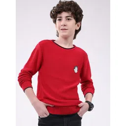 Monte Carlo Boys Solid Full Sleeve Pullover-picture-12