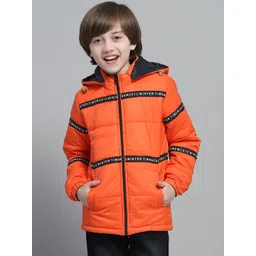 Monte Carlo Boys Solid Hooded Puffer Jacket-picture-41