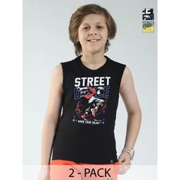 Monte Carlo Boys Typography 2 Printed Pure Cotton Applique T-shirt-picture-35