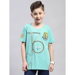 Monte Carlo Boys Typography Printed Casual Round Neck T-shirt-picture-21