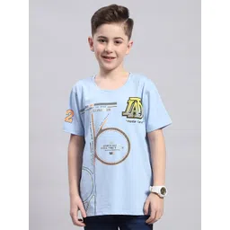 Monte Carlo Boys Typography Printed Cotton Casual T-shirt-picture-21