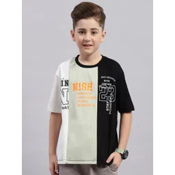 Monte Carlo Boys Typography Printed Cotton T-shirt-picture-23