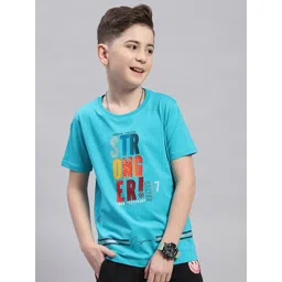 Monte Carlo Boys Typography Printed Cotton T-shirt-picture-19