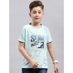 Monte Carlo Boys Typography Printed Cotton T-shirt-picture-33