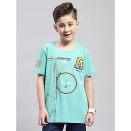 Monte Carlo Boys Typography Printed Cotton T-shirt-picture-42