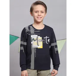 Monte Carlo Boys Typography Printed Cotton T-shirt-picture-28