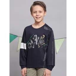 Monte Carlo Boys Typography Printed Cotton T-shirt-picture-29